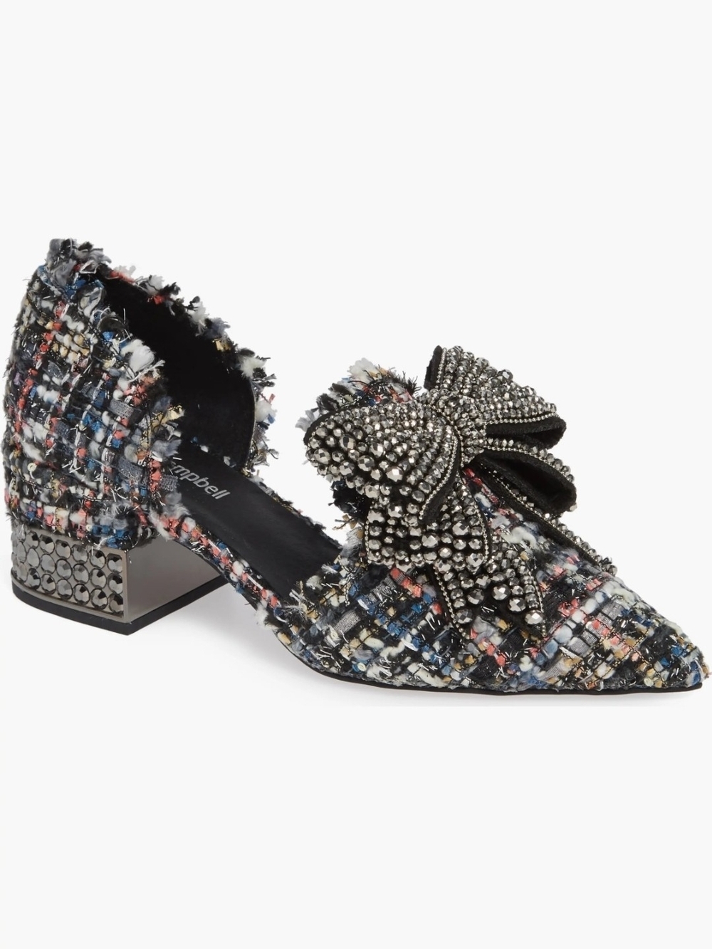Jeffrey Campbell Valenti Embellished Bow Loafer